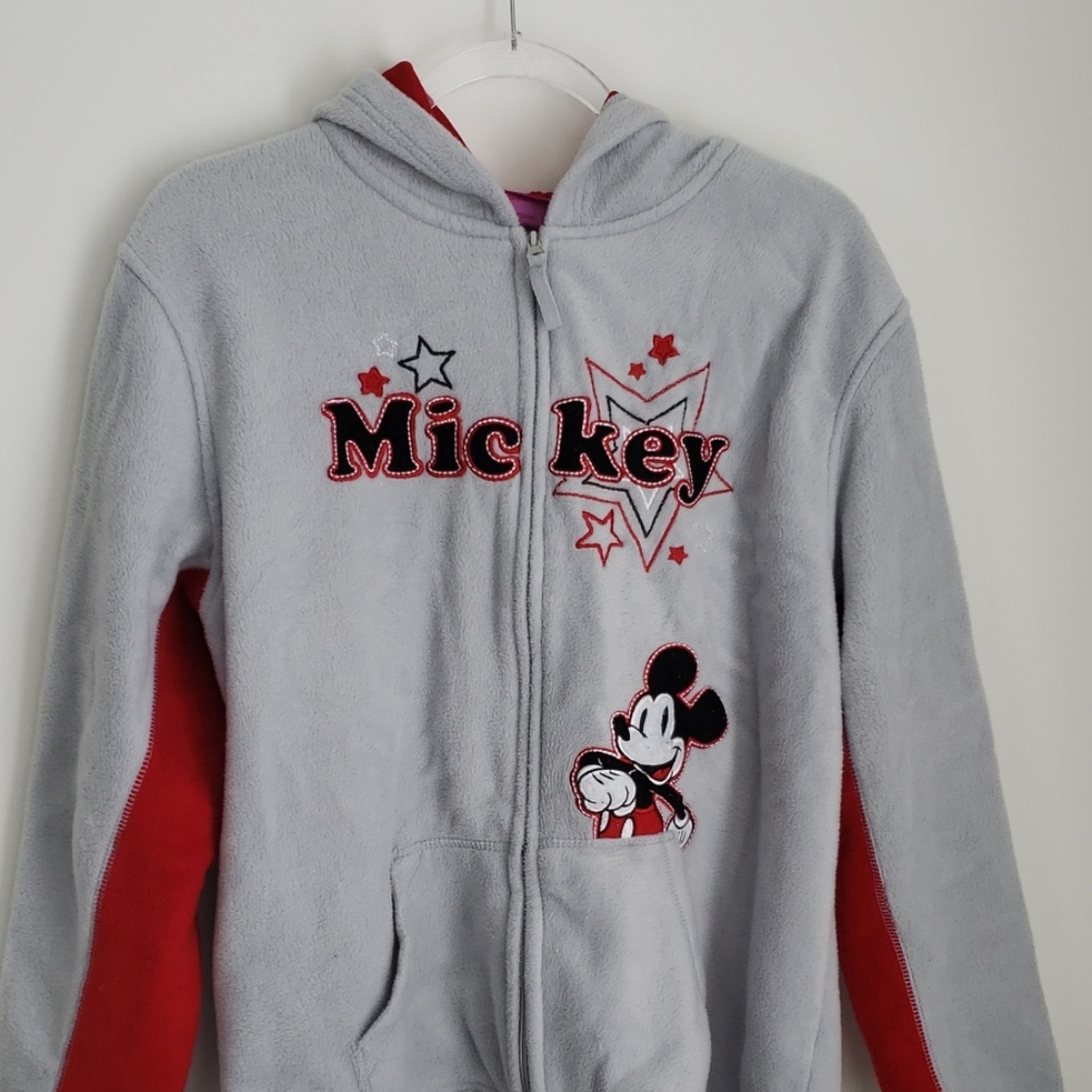 Vintage Mickey Mouse Fleece Hoodie Sz XL